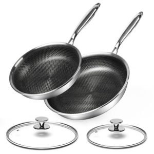 Poêles Innerwell 24+28 cm Induction Antiadhésif usadoires cuisiniers leftistère Séance Cooking Non-Toxis