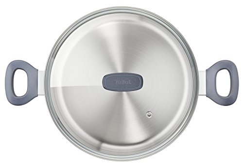 41gpsh9p0il.jpg Casserole Tefal en acier inoxydable 20 cm, convient pour tous les feux, grande conductivité, materials recyclés, 3 l, fo
