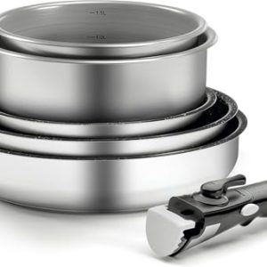 Batterie de cuisine Backen 199906 6 pièces inox induction compatible lave-vaisselle