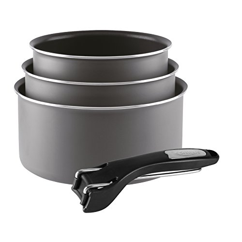 41h6zcghzxl.jpg Sitram 710876 Casseroles Taupe Tous Feux Anti-Adhésif Sans PFOA Manche Amovible Induction