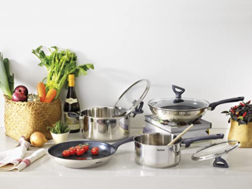 41hcn62gonl.jpg Poêle Tefal DAILYCOOK 24 cm Inox Tous Feux Chic et Multifonctionnel pour Cuisine Élégante