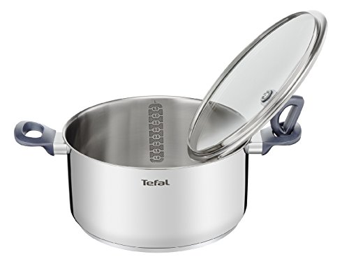 41irx9q eul.jpg Casserole Tefal en acier inoxydable 20 cm, convient pour tous les feux, grande conductivité, materials recyclés, 3 l, fo