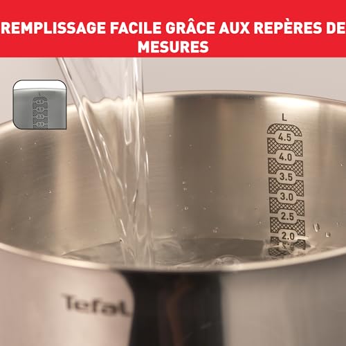 41isebmrgwl.jpg Tefal Daily Cook G713SB45 Batterie de cuisine 11 pièces, induction, antiadhésif et inoxydable