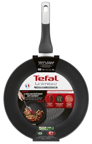 41jylg6mm8l.jpg Tefal UNLIMITED Poele wok 28 cm antiadhésif faciles à nettoyer famille cuisiniers professionnels cuisine résidentielle a