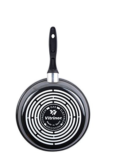41ka6iejjvl.jpg Megafesa Glass Poêle Noir Cristal pour Cuisine Profitez de la Chaleur Équilibrée 26 cm Édition Limitée