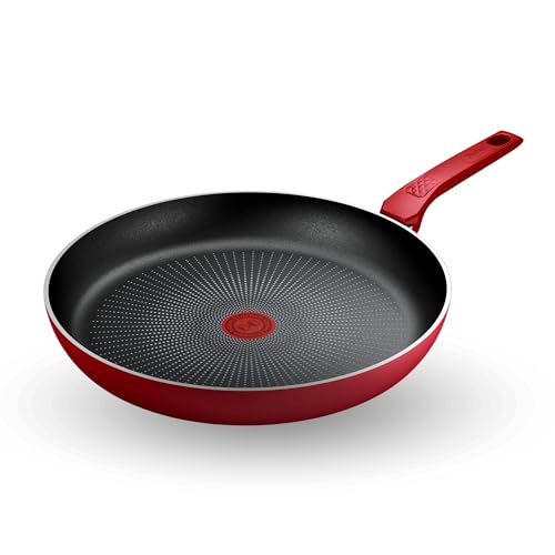 41lhn2v1jil.jpg Poêle antiadhésive 32cm rouge pour la maison - faciles à nettoyer - revêtement durable -Idéal pour la famille - cuisine