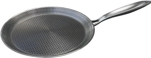 41lmwza14wl.jpg Poele à crêpes Excelliumpoele 3D Induction Noir 26cm Poêle Anti-adhésive Compatible Four Résistante Polyvalente Manche A