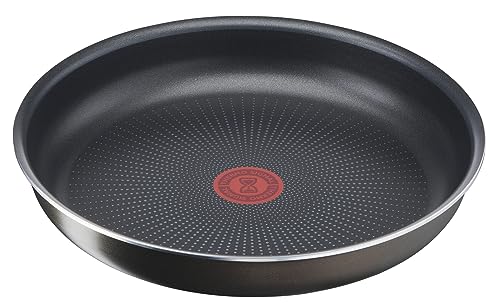 41o55b6x fl 1.jpg Tefal Ingenio Lot de 2 Poêles 24/28 cm | Revêtement Antiadhésif et Non Induction | Équipement de Cuisine Facile et Empil