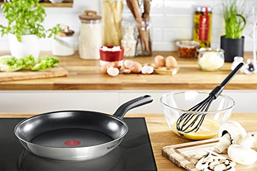 41qwns0qo1s.jpg Tefal Comfort Max Lot de 2 poêles 24/28 cm induction anti-adhésif acier inoxydable haute qualité indicator température p