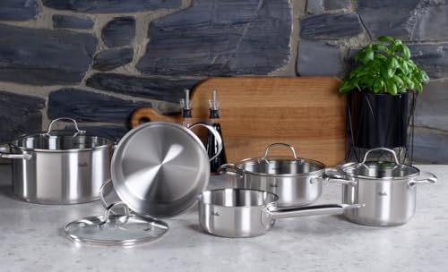 41rqmiggpjl.jpg Fissler San Francisco Faitout en Acier Inoxydable Compatible Induction