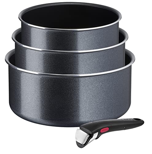 41tmco8bvul 1.jpg Tefal Ingenio XL Force Casseroles anti-adhésives empilables Gris/bleu Famille et amis Cuisineizia