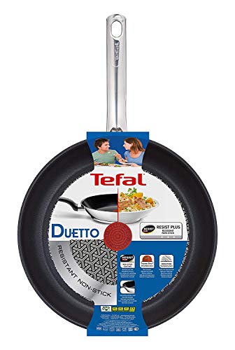 41tppjf6vll.jpg Poêle Tefal Induction 24 cm, Acier inoxydable 18/10, Antiadhésif, Garantie 10 ans, Cuisson saine et parfaite