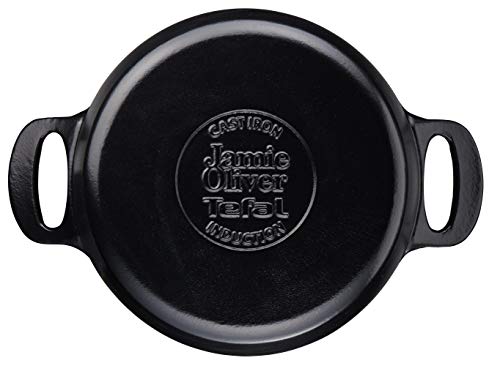 41veitp1gjl.jpg Faitout Tefal Jamie Oliver Premium E2124655 fonte d'acier couvercle 24 cm cuisson parfaite pour toute la famille