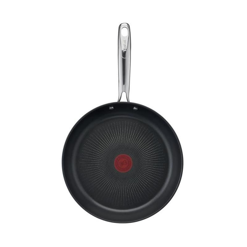 41wcrpvbq2l.jpg TEFAL G732S255 DUETTO Set 2 poeles inox tous feux revêtement anti-adhésif américain pour famille