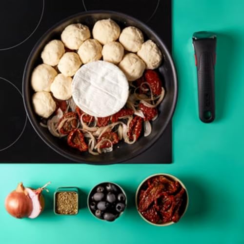 41yanul lfl.jpg Tefal Ingenio Daily Chef Batterie de cuisine antiadhésive 4 pièces Noir pour cuisine professionnelle Compatible inductio
