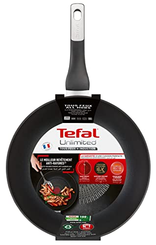 41zgb5xvhgl.jpg Tefal UNLIMITED Poele wok 28 cm antiadhésif faciles à nettoyer famille cuisiniers professionnels cuisine résidentielle a