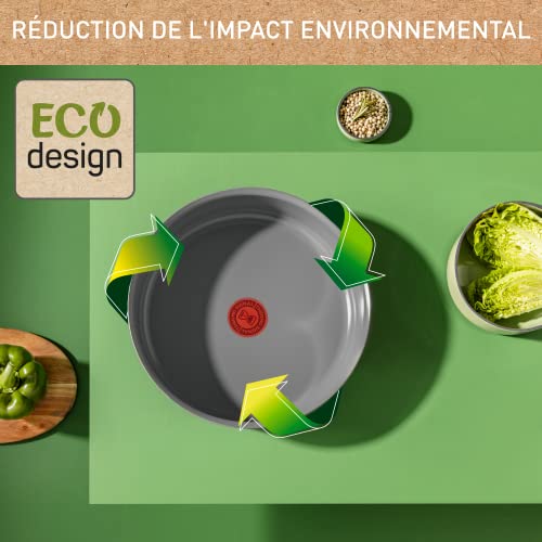 41zp03o2lol.jpg Sauteuse Tefal Ingenio Renew 24 cm induction cuisson saine et sûreFabriquée en FranceL2603502 Sauteuse Tefal Ingenio Re