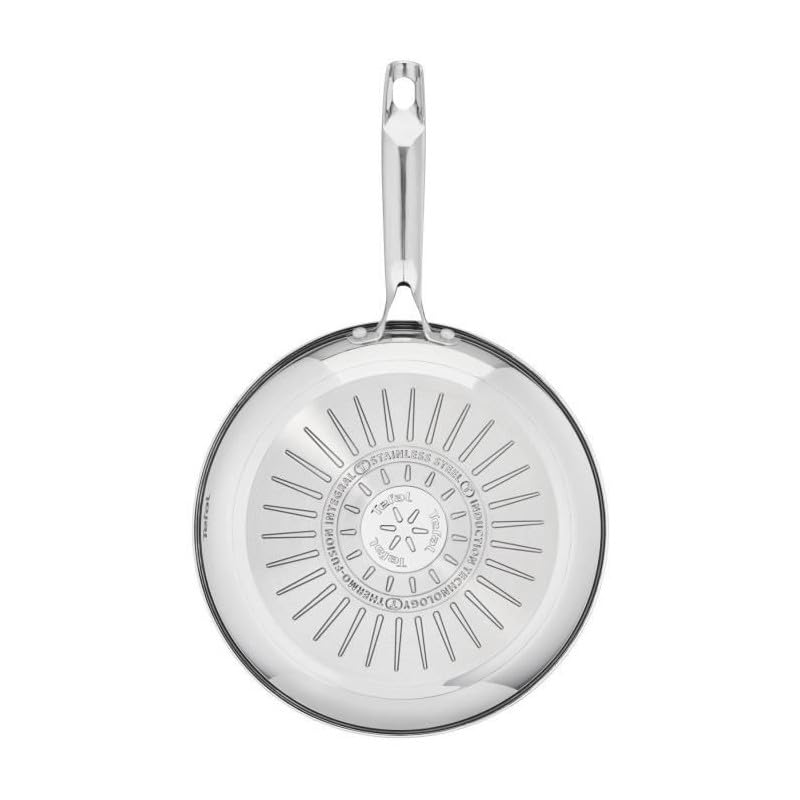 41an3dggkal.jpg TEFAL G732S255 DUETTO Set 2 poeles inox tous feux revêtement anti-adhésif américain pour famille