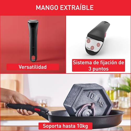 41aqotfizql.jpg Tefal Ingenio Poignée Amovible Noire Expertise Garantie 10 Ans
