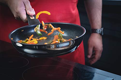 41bnimcb3sl.jpg Poêle Tefal Emotion 20 cm, Revêtement antiadhésif, Cuisson équilibrée Élégance et praticité Induction E3000204