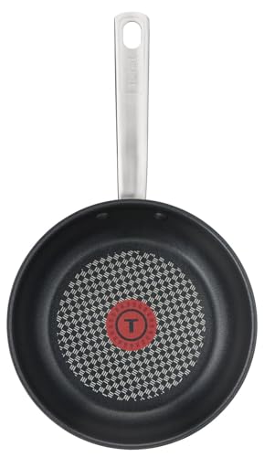 41cz bmciol.jpg Tefal Virtuoso E49104 Poêle en acier inoxydable avec revêtement antiadhésif Titanium Pro, convient à tous les feux, cuis