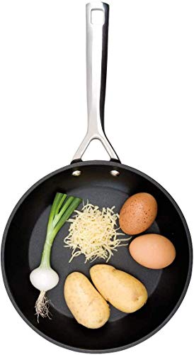 41d331ds8zl.jpg Le Creuset Poêle Anti-Adhérente en Aluminium Forgé, Cuisine Professionnelle, Pour Cuisine Élément Électrique, Chauffage