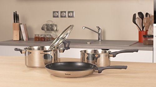 41dk0jcoe8l 2.jpg Tefal Dailycook Poêle 20 cm Tous Feux Acier Inoxydable | Cuisine quotidienne | Cuisine Induction| Antiadhésif Élégant |