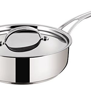 Tefal Jamie Oliver Premium Series Sauteuse anti-adhésive 24 cm pour cuisiniers expérimentés en cuisine recyclable