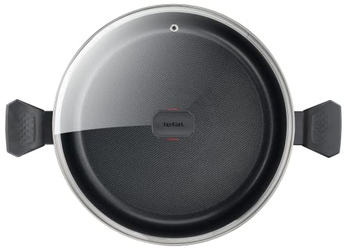 41dwluco ll.jpg Casserole Tefal Faitout 24 cm Facile à Nettoyer, Antiadhésif, pour Tous Feux Sauf Induction, Fabriquée en France