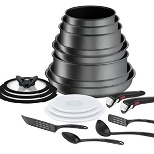 Tefal Ingenio 20 Pièces Batterie de Cuisine Induction Empilable Fabriqué en France Daily Chef On L7619402