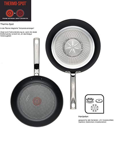 41ej0hs18cl.jpg Tefal C55654 Prograde Batterie de Poêles et Casseroles à Induction 8 Pièces UVP 299 € | Poêle 26 cm + 30 cm | Casserole