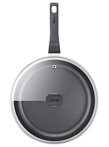 41fdmm382ll.jpg Tefal Sauteuse B55532 Easy Cook & Clean Noire - Couvercle en verre - Revêtement anti-adhésif - Cuisson douce