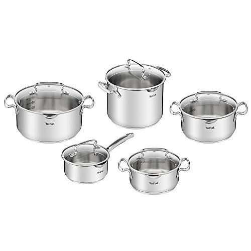 41hoez6zi0l.jpg Tefal Zestaw Garnków DUETTO+ Émail Époxy Cuisine Professionnelle Cuisine DOMESTIQUE 2 Pièces Antiadhésif Robustesse Styl