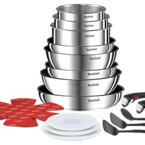 Tefal Ingenio Batterie de cuisine 20 pièces, Induction, Poêles et casseroles, Siegeurs français, Cuisine professionnelle
