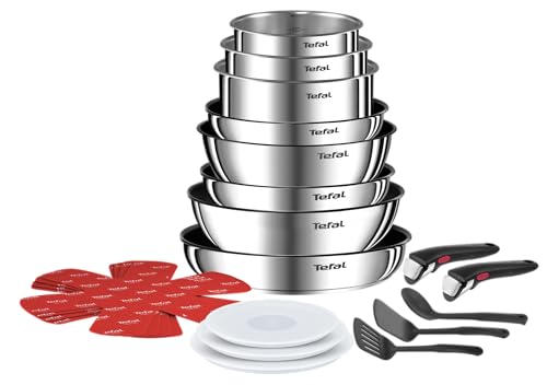 41l5zegfrll.jpg Tefal Ingenio Batterie de cuisine 20 pièces, Induction, Poêles et casseroles, Siegeurs français, Cuisine professionnelle