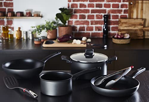 41lqhiboq1l.jpg Tefal Ultimate On Lot de 3 poêles résistantes pour cuisiniers experts, forme profonde et Thermo-Signal, idéales pour fam