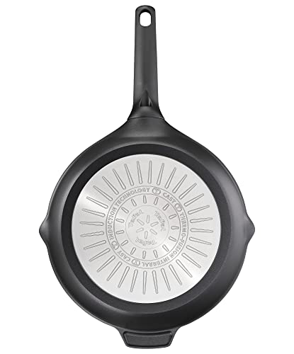 41mqansn7cl.jpg TEFAL Aroma On Poêle en fonte d'aluminium 28 cm revêtement titane antiadhésif adapté aux cuisiniers expérimentés utilise