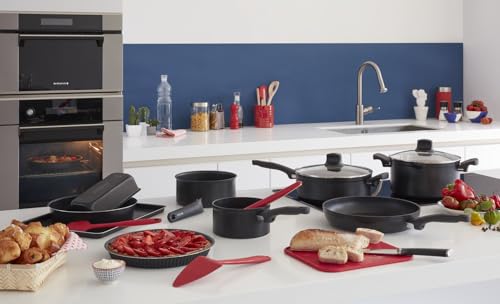 41nmkipgsml.jpg Tefal Induction Batterie de cuisine 5 pièces, Revêtement antiadhésif, Famille et amis, Cuisine à la maison, Chauffage ra