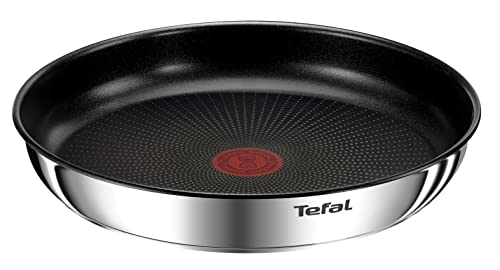 41ogt6d3mil.jpg Tefal Emotion Ingenio Lot de 3 poêles à induction en acier inoxydable 24/28 cm + poignée | Cuisine facile et rapide | Fa