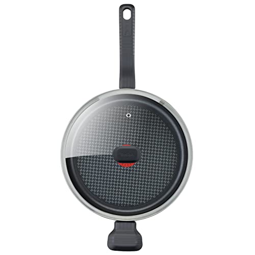 41okkoyjpkl.jpg Tefal Comfort Max Sauteuse 26 cm induction acier inoxydable antiadhésif chaudière thermostat poignée isolante G7263344