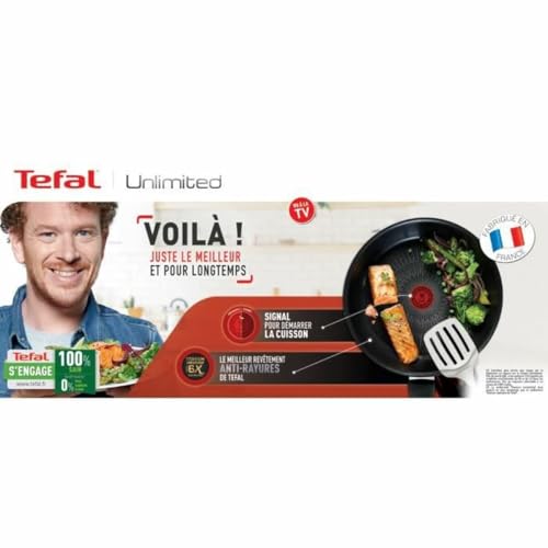 41ppbitxnl.jpg POLE ليGNAT TEFAL G2550102 19 cm UNLIMITED Tous Feux Induction Noir