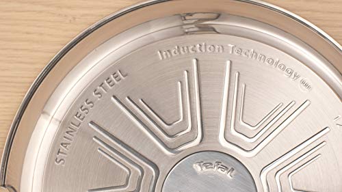 41qgt0ggahl 2.jpg Tefal Dailycook Poêle 20 cm Tous Feux Acier Inoxydable | Cuisine quotidienne | Cuisine Induction| Antiadhésif Élégant |