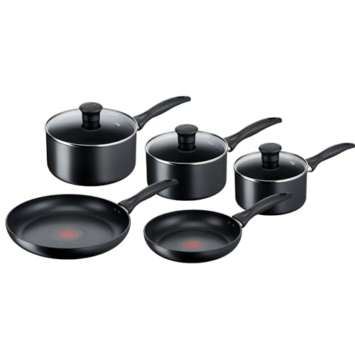 41qwnbsqpbl.jpg Tefal Induction Batterie de cuisine 5 pièces, Revêtement antiadhésif, Famille et amis, Cuisine à la maison, Chauffage ra
