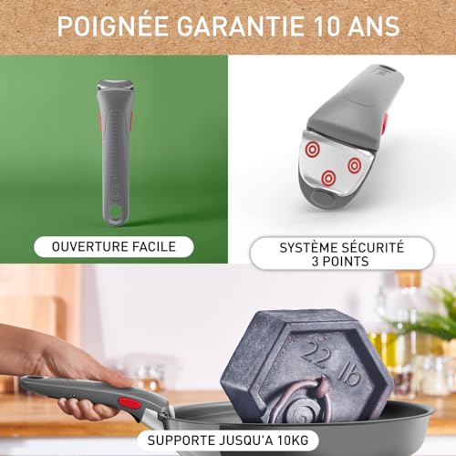 41rkfpo5yrl.jpg Tefal Ingenio Renew Lot 3 pièces cuisson induction antiadhésif compatible lave-vaisselle signal thermique France