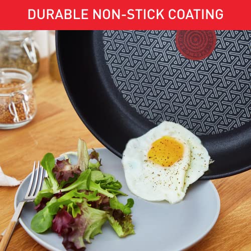 51 1kgfuwil.jpg Tefal Comfort Max Poêle 26 cm Induction Antiadhésif Acier Inoxydable Haute Qualité Thermo-Spot G7260544