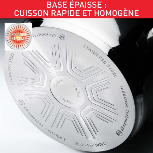 510q0psgfel.jpg Tefal Comfort Max Casserole 18 cm Inox haute qualité pour cuisine en induction - Poignée thermo-isolée et garantie 10 an