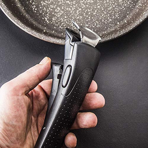 5135q2zihl.jpg Tefal Ingenio Batterie de cuisine 15 pièces induction antiadhésif fabriqué en France Extrême effet pierre L6789102 marro