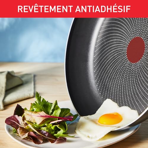 513vea1g2il 1.jpg Tefal Ingenio Enjoy - Batterie de cuisine 5 pièces légèresavec technologie Light Tech et poignées amovibles pour la cuis