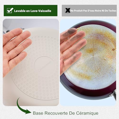 516chsjby3l.jpg Poêle Antiadhésive Céramique 20cm Gris Blanc Famille Cuisine Sans Produits Chimiques Nocifs