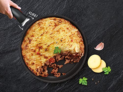 518dir6fxbl.jpg Tefal - Lot de 3 poêles empilables antiadhésives Noir | Induction | Indicateur de température | Noir